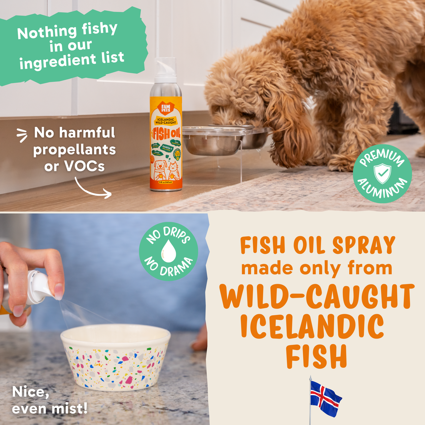 Wild-Caught Icelandic Fish Oil Spray (5 fl.oz)