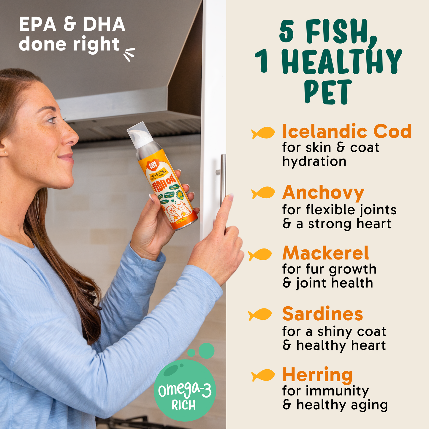 Wild-Caught Icelandic Fish Oil Spray (5 fl.oz)