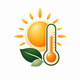 Light and heat icon