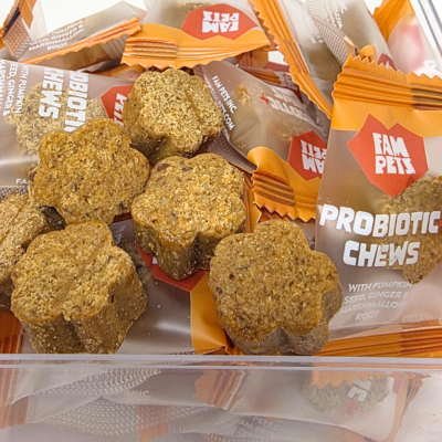 Fam Pets individually sealed fresh chews