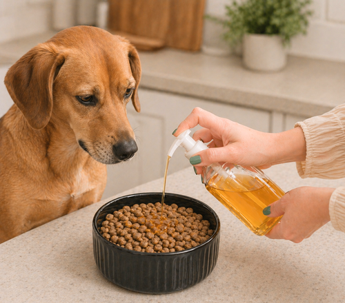 Fish oil pump bottle