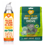 Fresh Start Bundle - Omega-3 Fish Oil Spray + Hip & Joint Soft Chews for Dogs