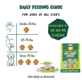 Hip & Joint Soft Chews for Dogs - Glucosamine, MSM, Chondroitin