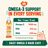 Omega 3 Fish Oil Spray for Dogs & Cats - Wild Alaskan Pollock & Salmon Blend