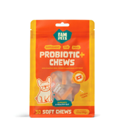 FAM Pets Probiotic+ Soft Chews for Dogs, 30-count orange pouch