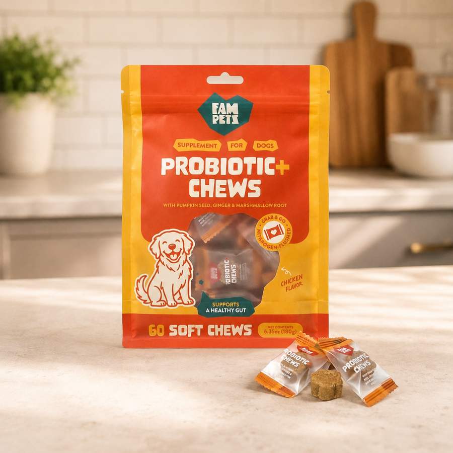 Probiotic Soft Chews for Dogs | FAM Pets Probiotic+ — FAM Pets